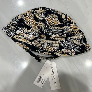 Janie and Jack Baby BLACK TROPICAL BUCKET HAT 6-12 months